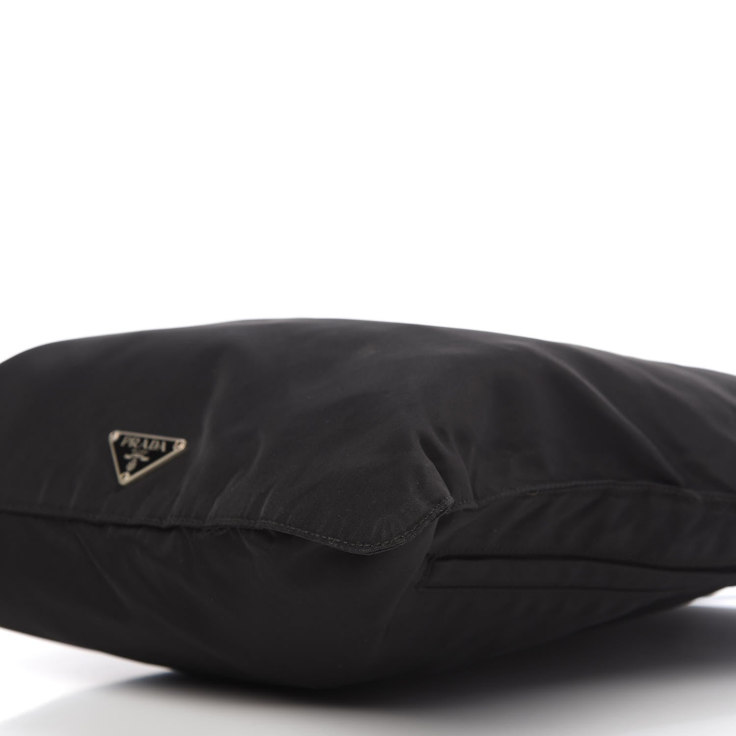 Prada Nylon Flat Messenger Bag Black 7 of 9