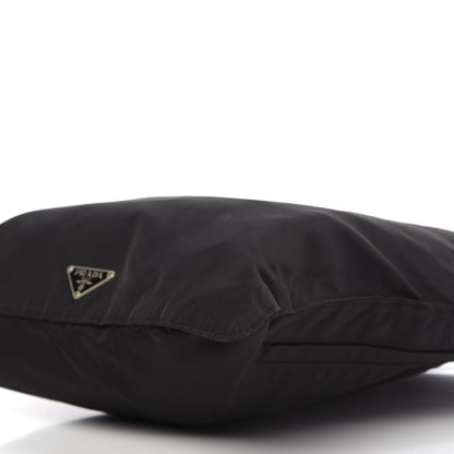 Prada Nylon Flat Messenger Bag Black 7 of 9