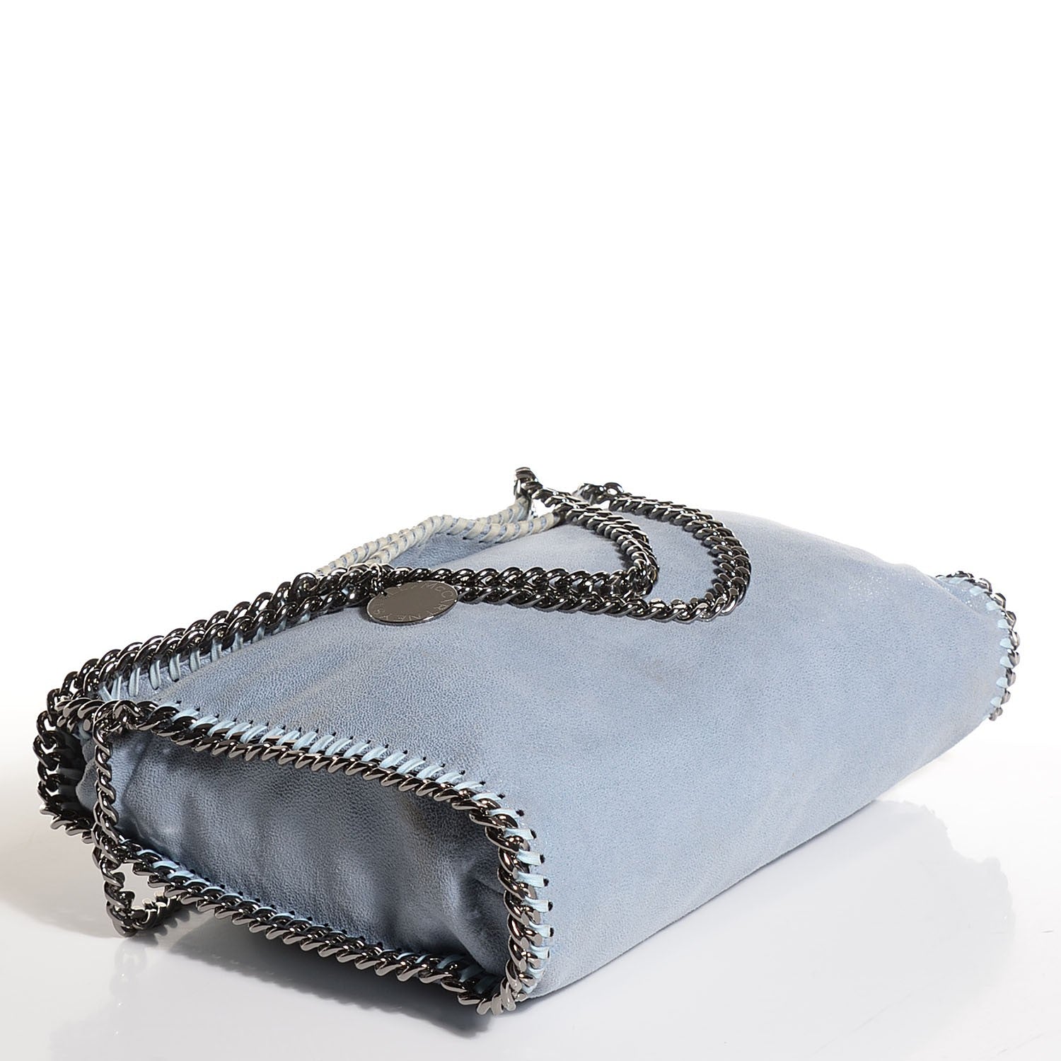 Stella McCartney Shaggy Deer Small Falabella Tote Duck Blue 4 of 7