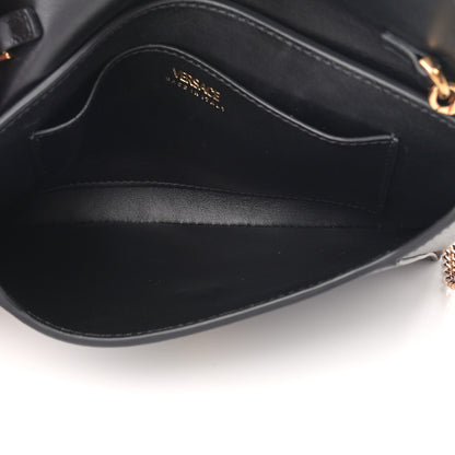 Versace Grained Calfskin La Medusa Chain Crossbody Bag Black 7 of 22