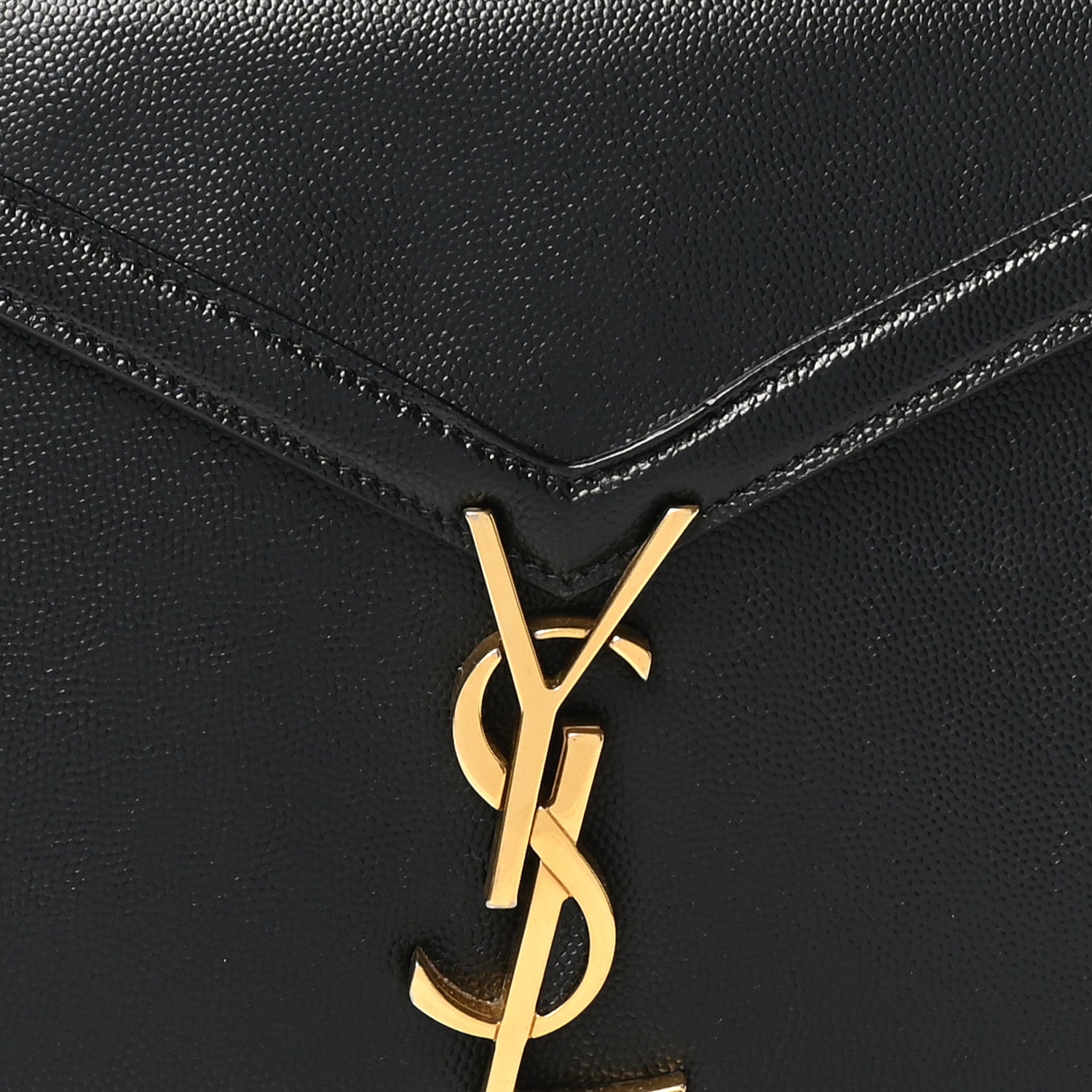 Saint Laurent Grain de Poudre Mini Classic Monogram Cassandra Top Handle Black 7 of 10