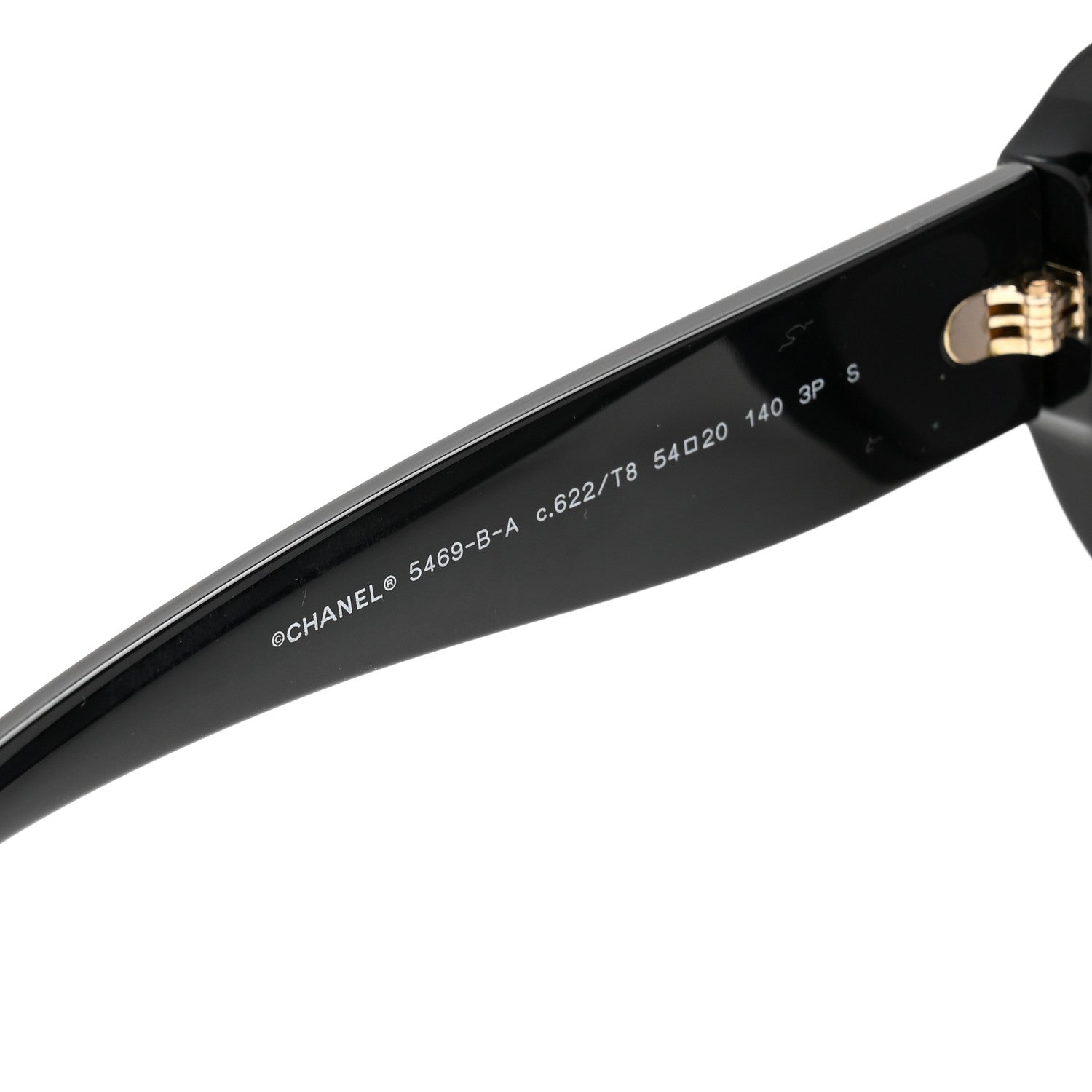 Chanel Acetate Polarized Oval CC Sunglasses 5469-B-A 5 of 8