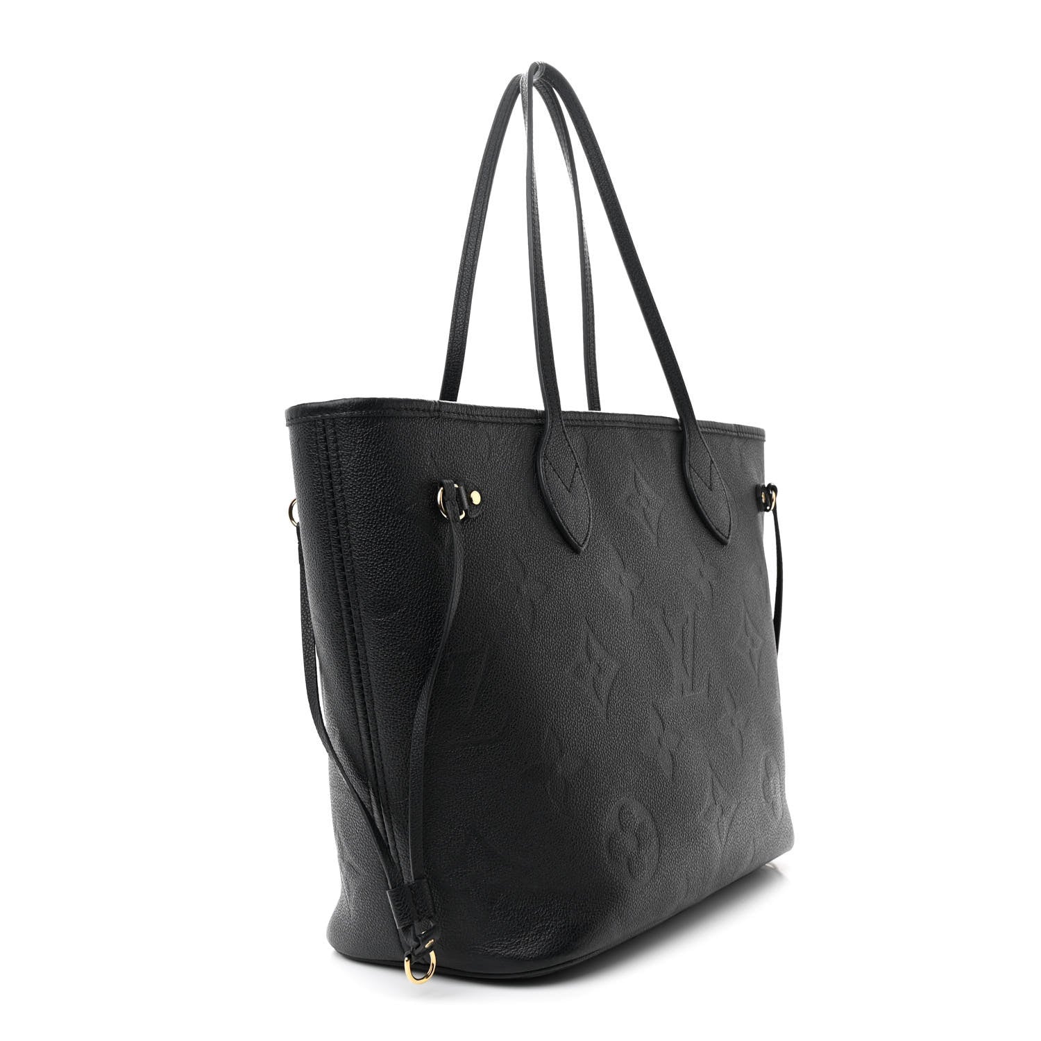 Louis Vuitton Empreinte Monogram Giant Neverfull MM    Black 4 of 13