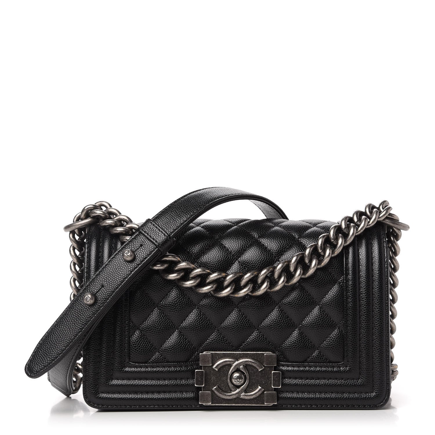 Chanel Caviar Quilted Small Boy Flap Black 1 of 11