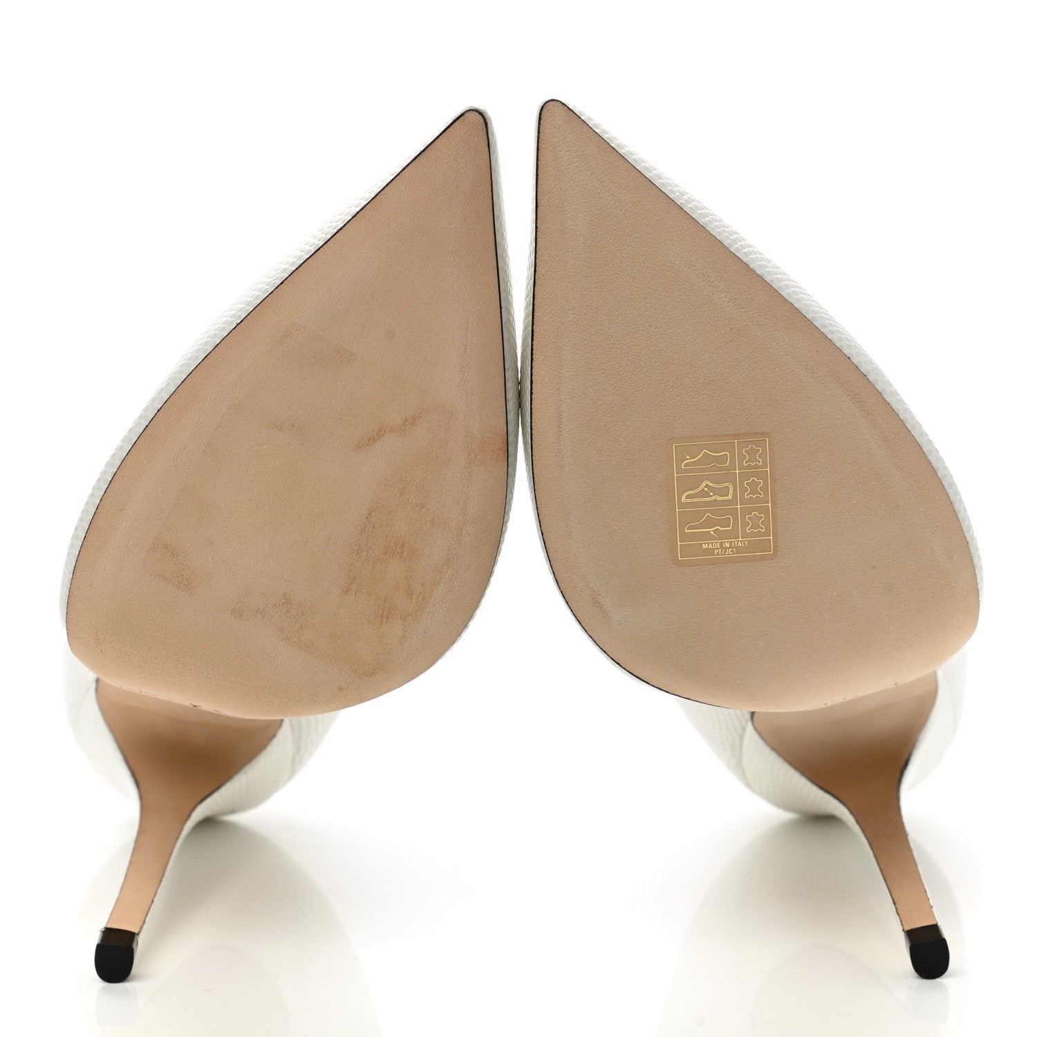 Jimmy Choo Lizard Embossed Anouk 120 Pumps 35.5 Latte 5 of 8