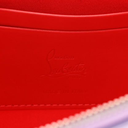 Christian Louboutin Calfskin Empire Loubila Pouch on Chain Lilac Smoke Rosy 7 of 10
