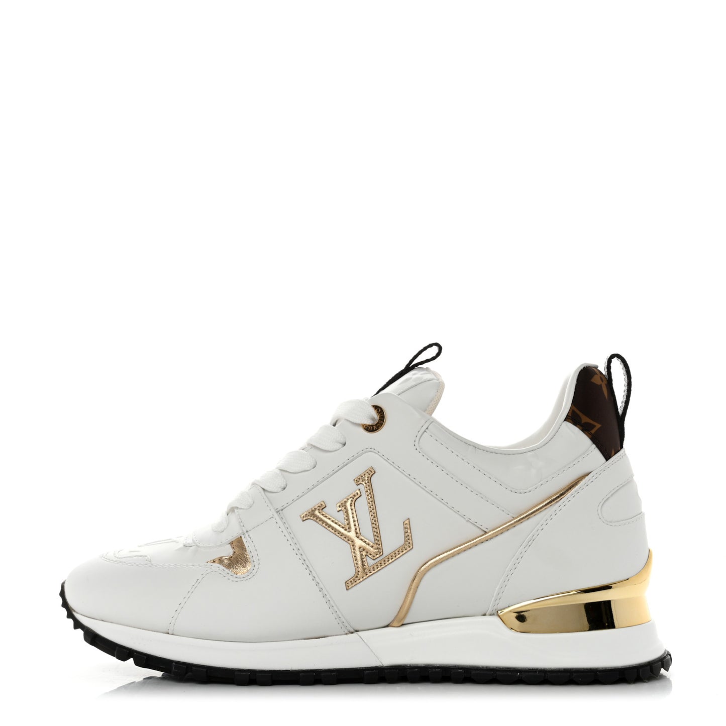 Calfskin Run Away Sneakers 38 White