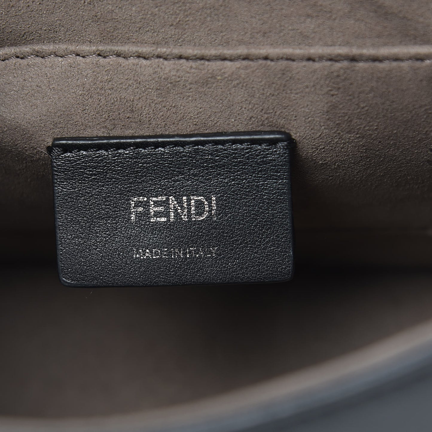 Vitello Century Opaco F is Fendi Small Kan I Shoulder Bag Black