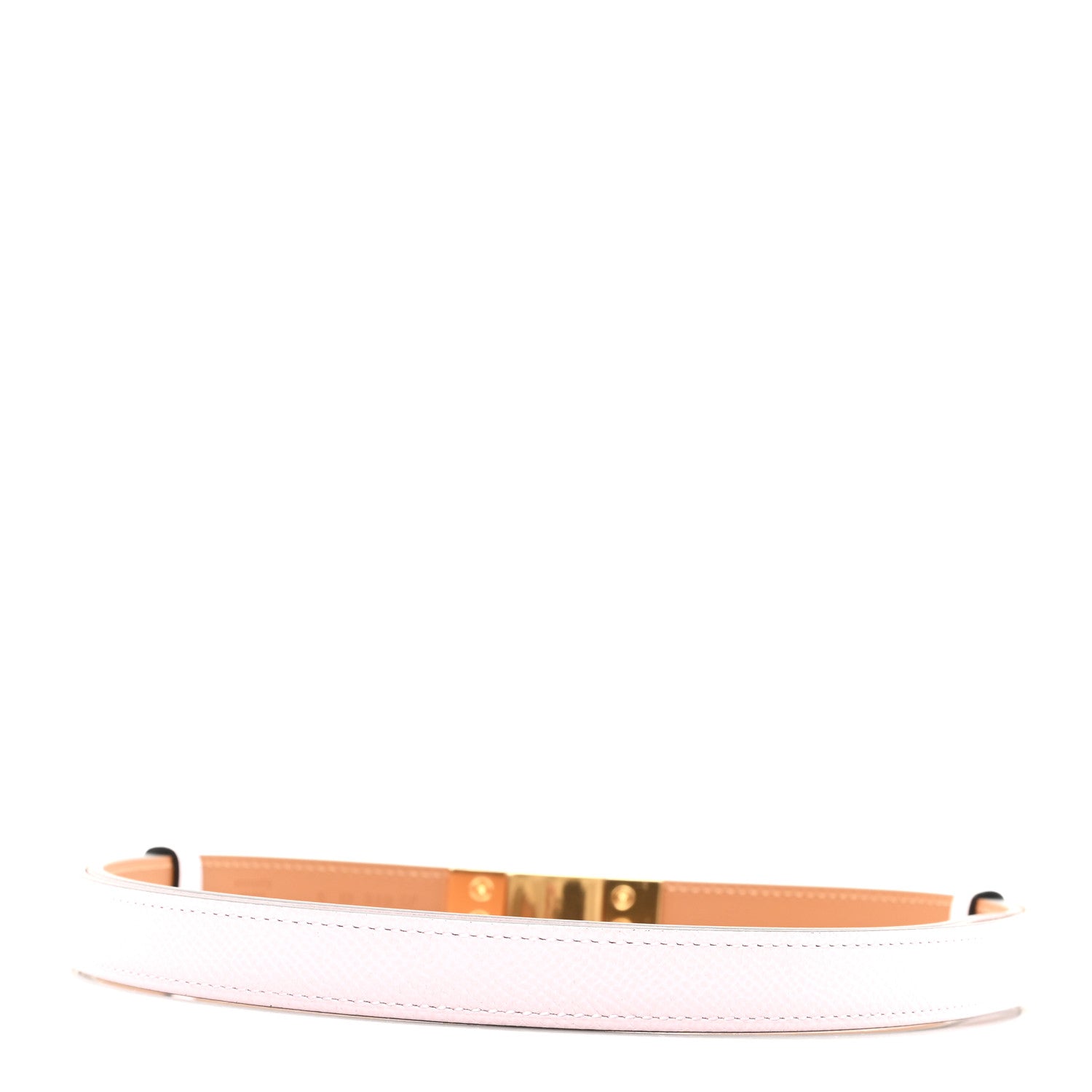Hermes Epsom Rivale 18 Belt  Mauve Pale 2 of 4