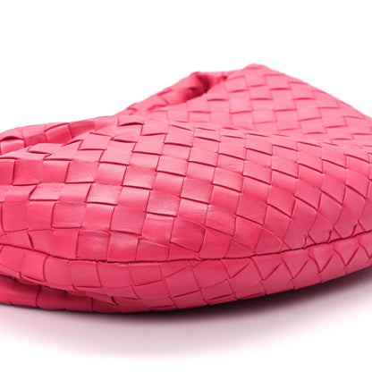 Bottega Veneta Nappa Intrecciato Teen Jodie Hobo Cranberry 9 of 11