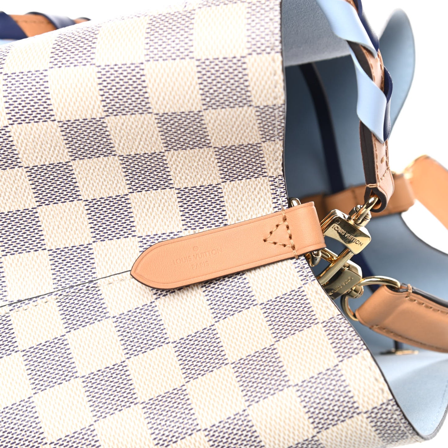 Damier Azur Braided Neonoe MM Blue