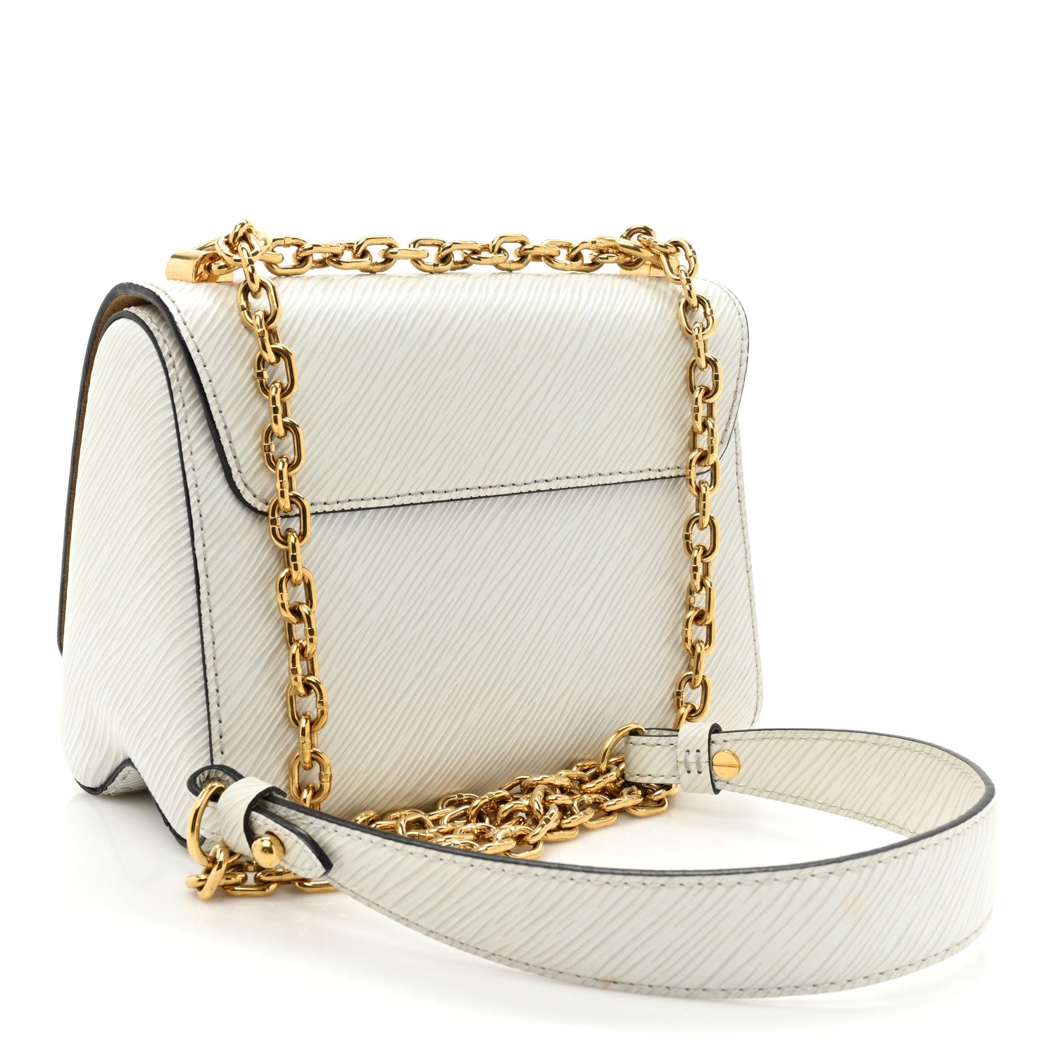 Louis Vuitton Epi Twist Shoulder Bag PM White 4 of 13