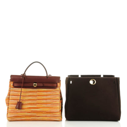Hermes Vache Hunter Vibrato Herbag PM 9 of 9