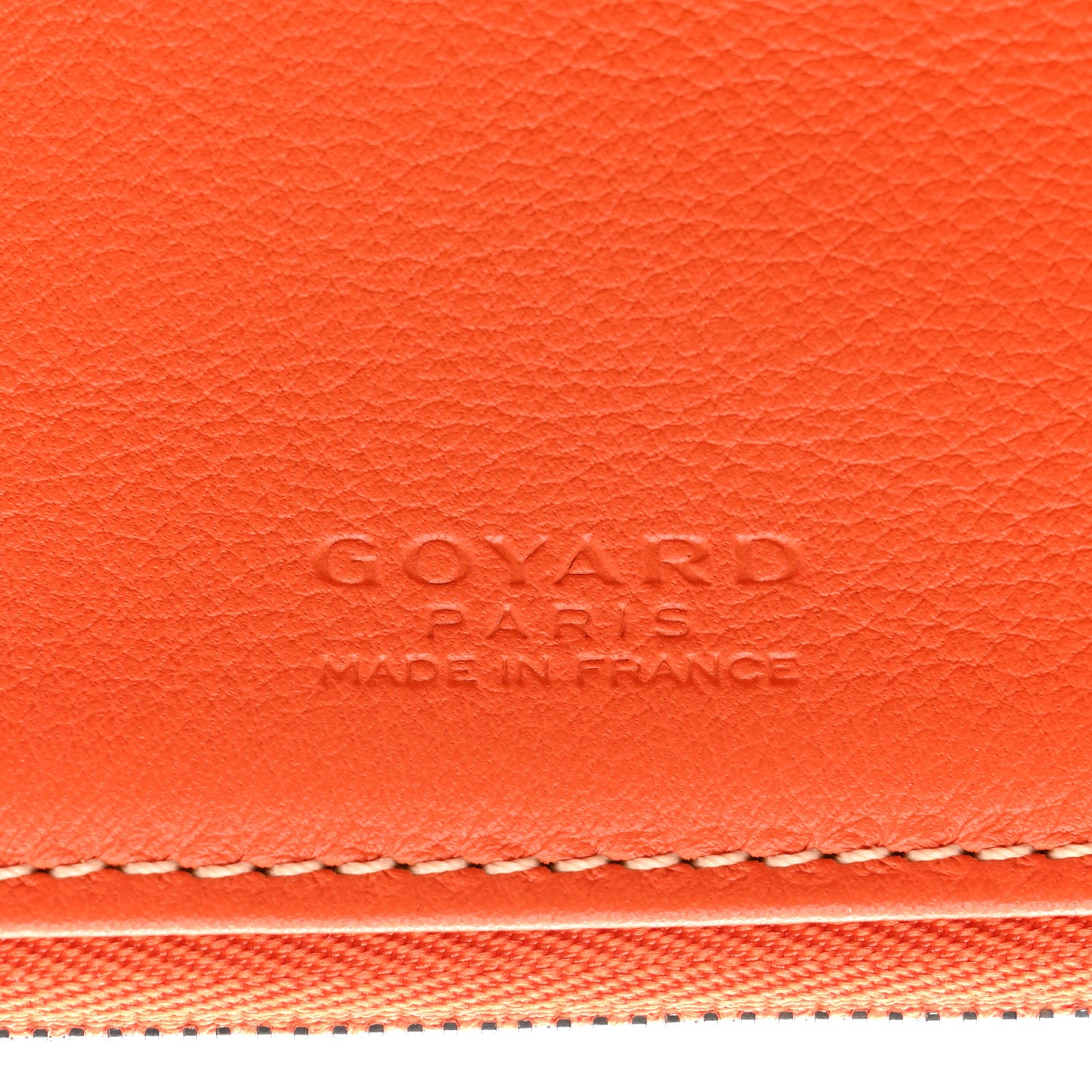Goyardine Sainte Marie Soft Clutch Orange