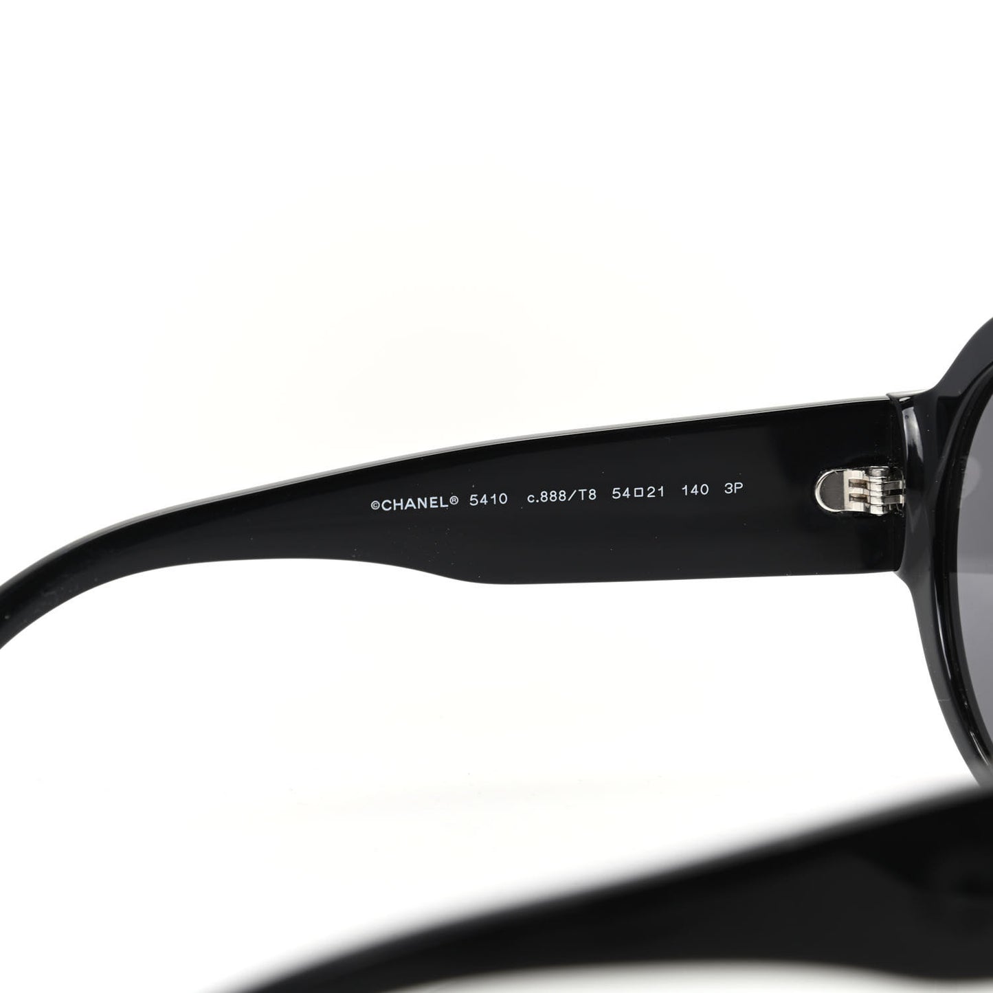 Acetate Polarized Round Sunglasses 5410 Black