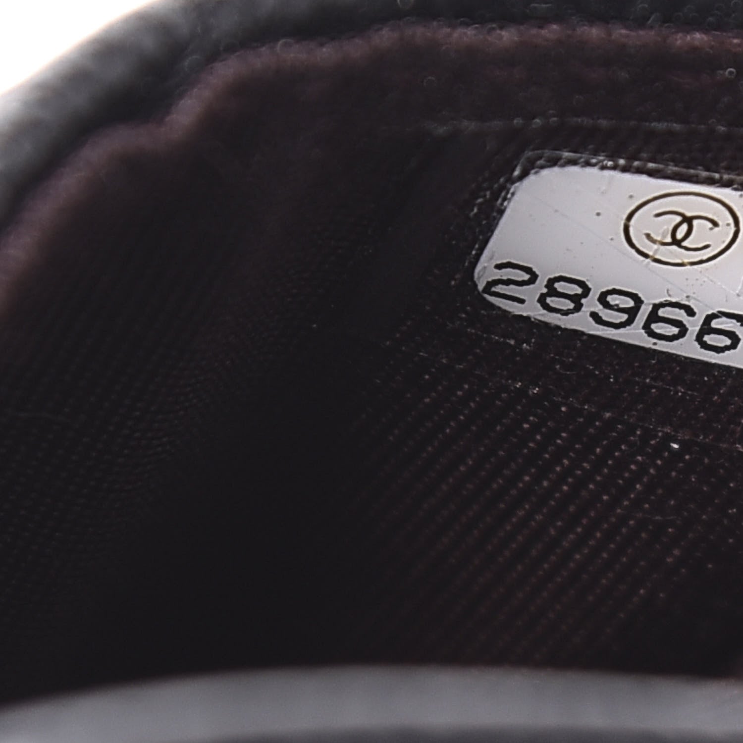 Chanel Caviar Quilted Card Holder On Chain Black 8 of 9