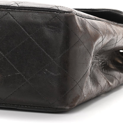 Chanel Lambskin Quilted XL Jumbo Single Flap Black 17 of 33