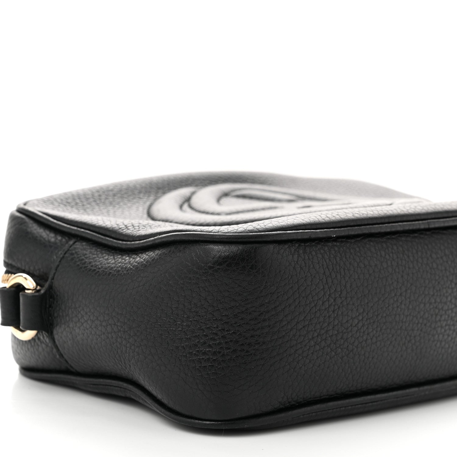 Gucci Pebbled Calfskin Small Soho Disco Bag Black 9 of 11