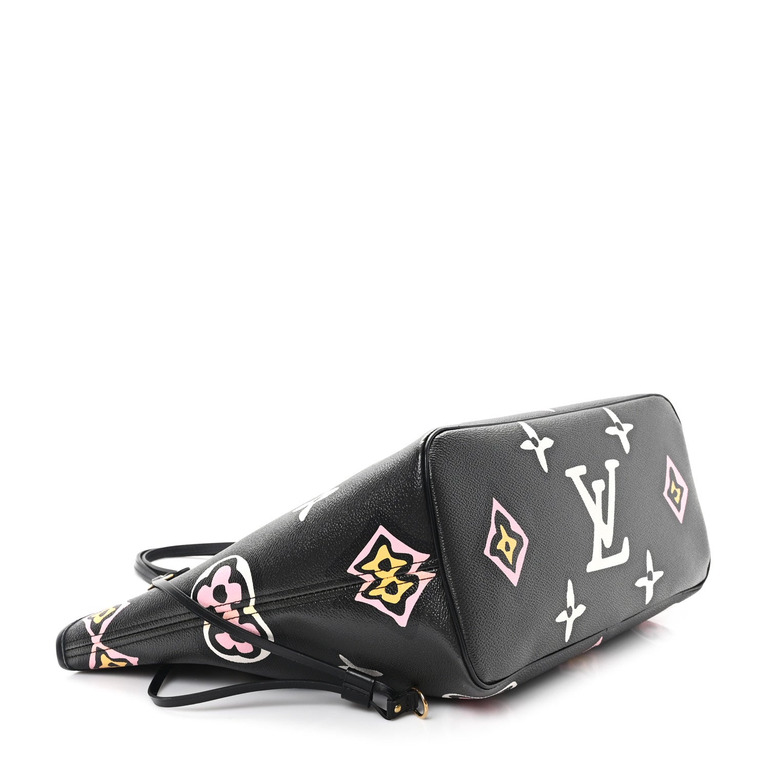 Louis Vuitton Monogram Giant Wild at Heart Neverfull MM Black 5 of 11