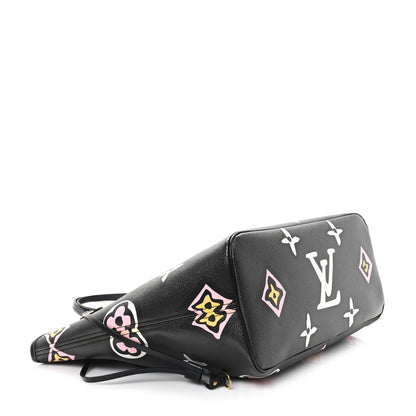 Louis Vuitton Monogram Giant Wild at Heart Neverfull MM Black 5 of 11