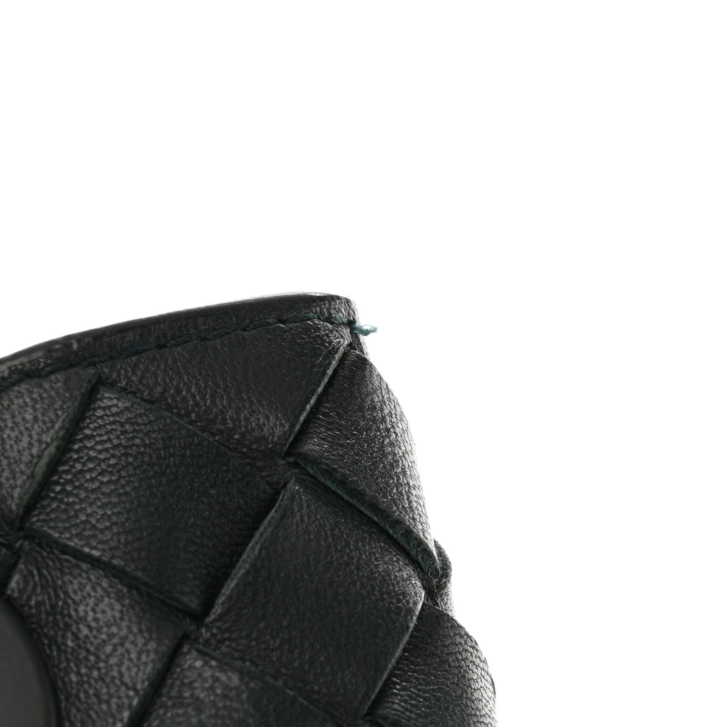 Nappa Intrecciato Large Andiamo Shoulder Bag Emerald Green