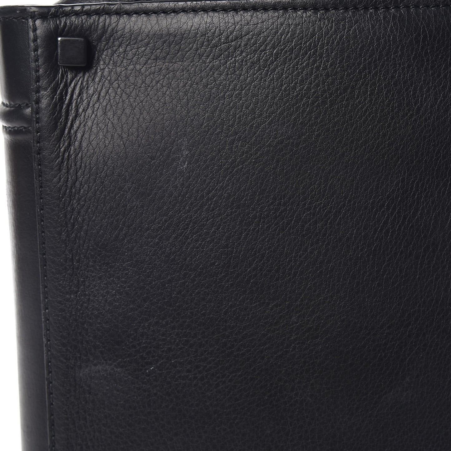 Grained Calfskin Medium Phantom Luggage Black