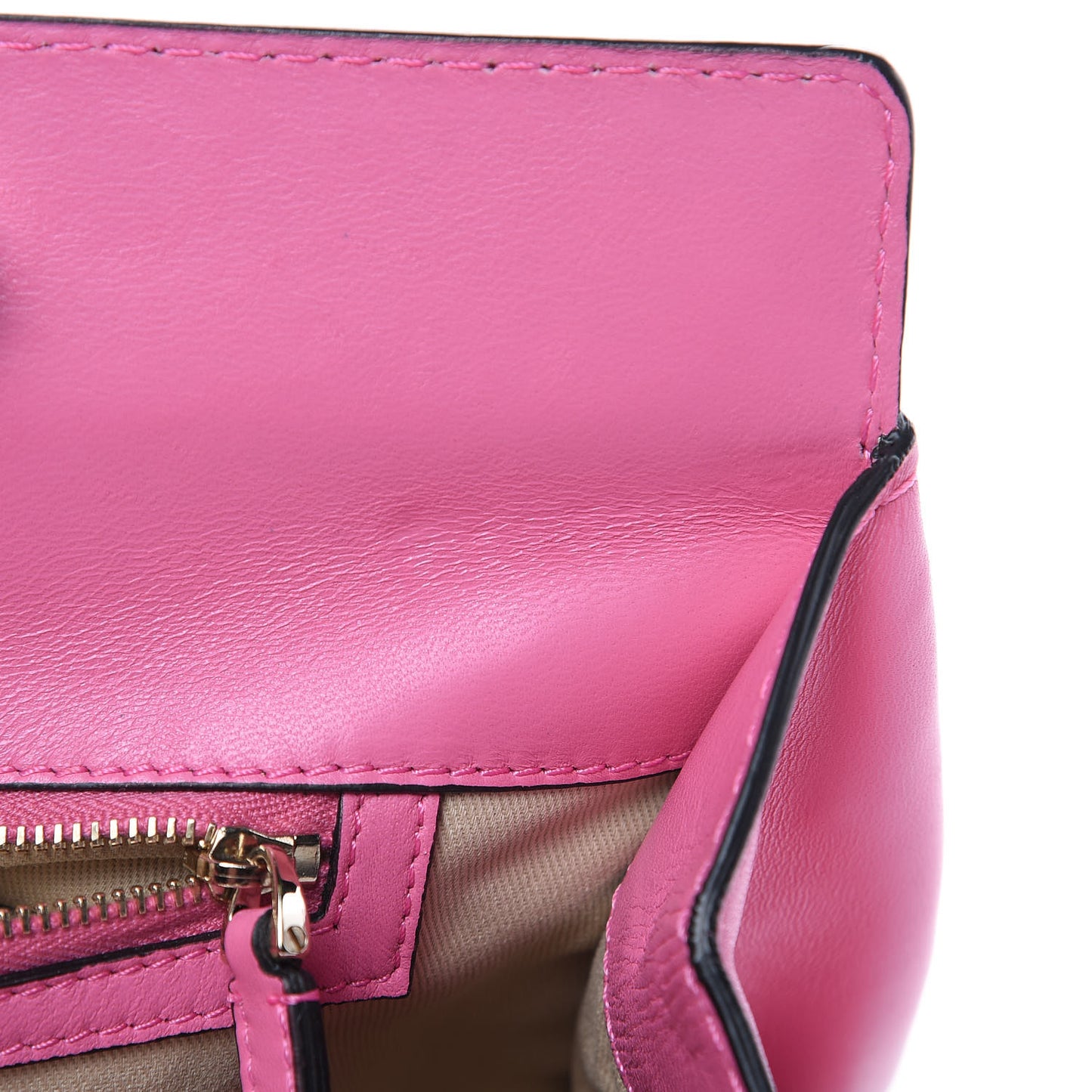 Vitello Lace Demetra Satchel Pink