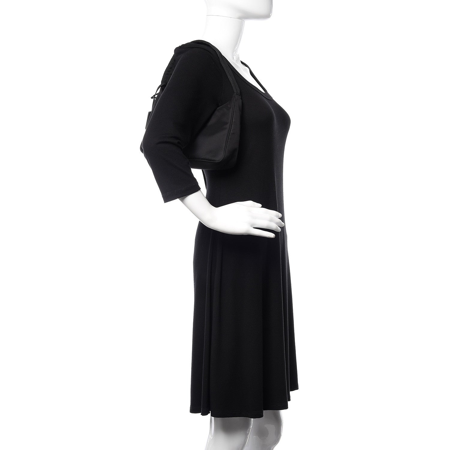 Prada Tessuto Nylon Mini Re-Edition 2000 Bag Black 2 of 8