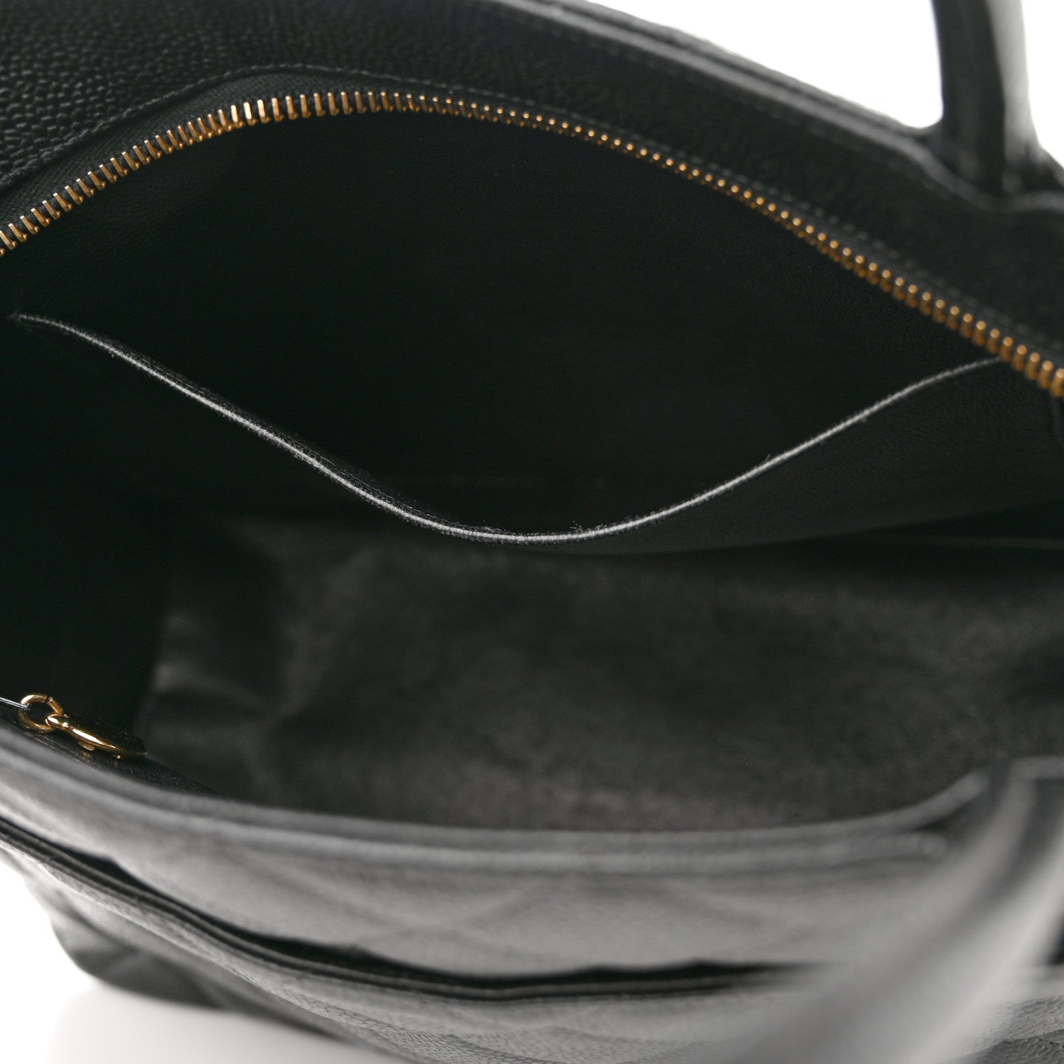 Chanel Caviar Quilted Medallion Tote Black 11 of 12