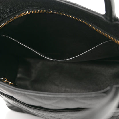Chanel Caviar Quilted Medallion Tote Black 11 of 12