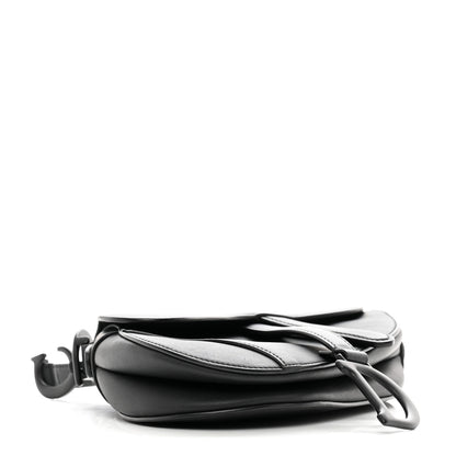 Christian Dior Ultra Matte Calfskin Mini Saddle Bag Black 4 of 10