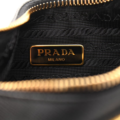 Prada Saffiano Lux Re-Edition 2005 Shoulder Bag Black 5 of 10