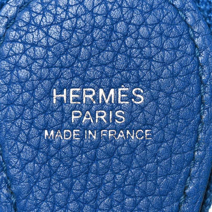 Hermes Taurillon Clemence Evelyne III PM Bleu Zellige 6 of 11