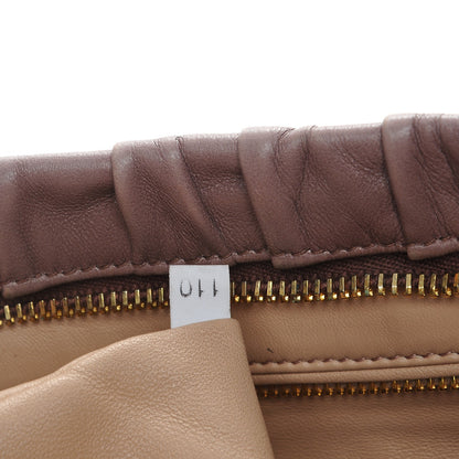 Prada Nappa Gaufre Clutch Dark Rose 8 of 9