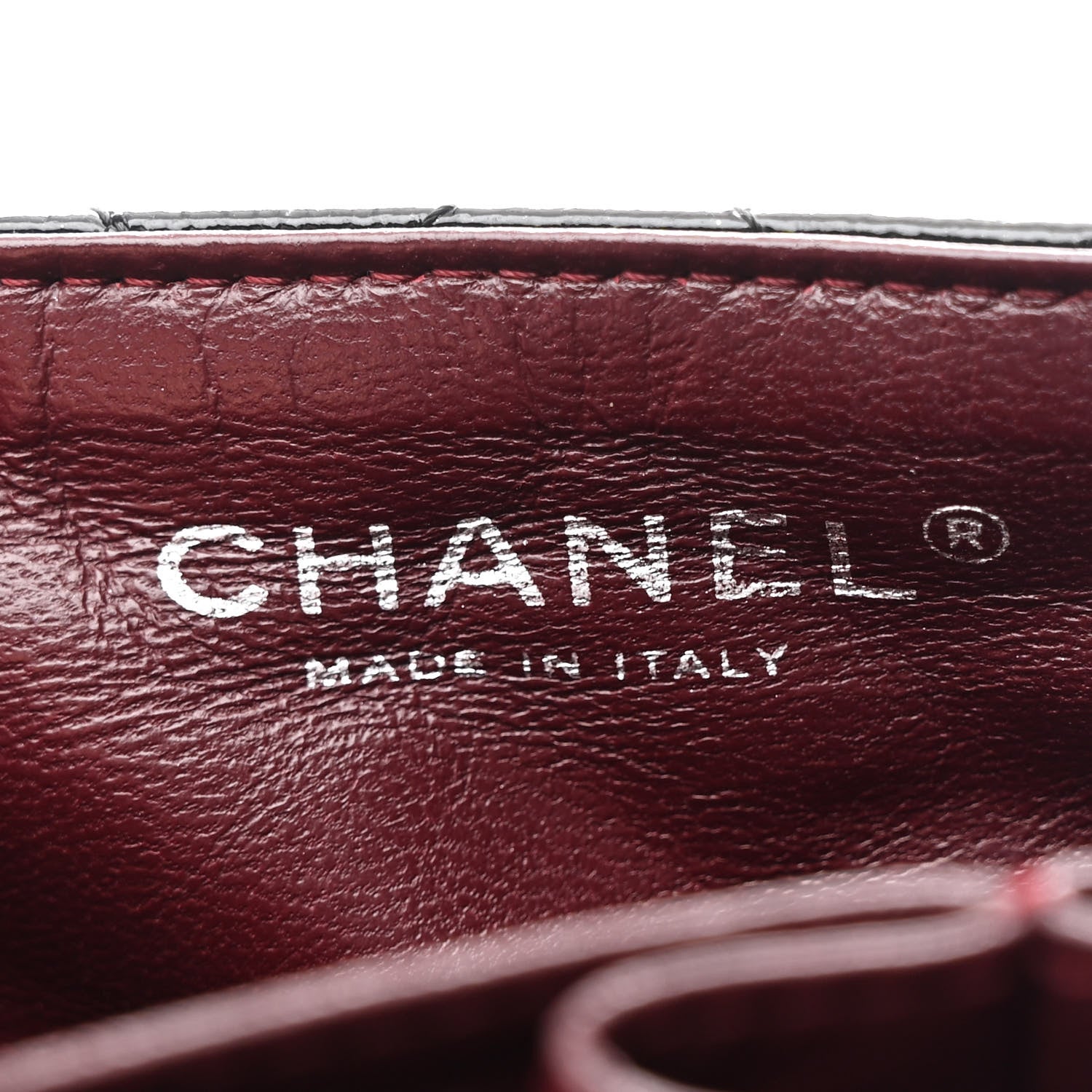 Chanel Crinkled Patent Quilted East West Flap Black 5 of 10
