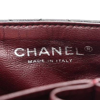 Chanel Crinkled Patent Quilted East West Flap Black 5 of 10