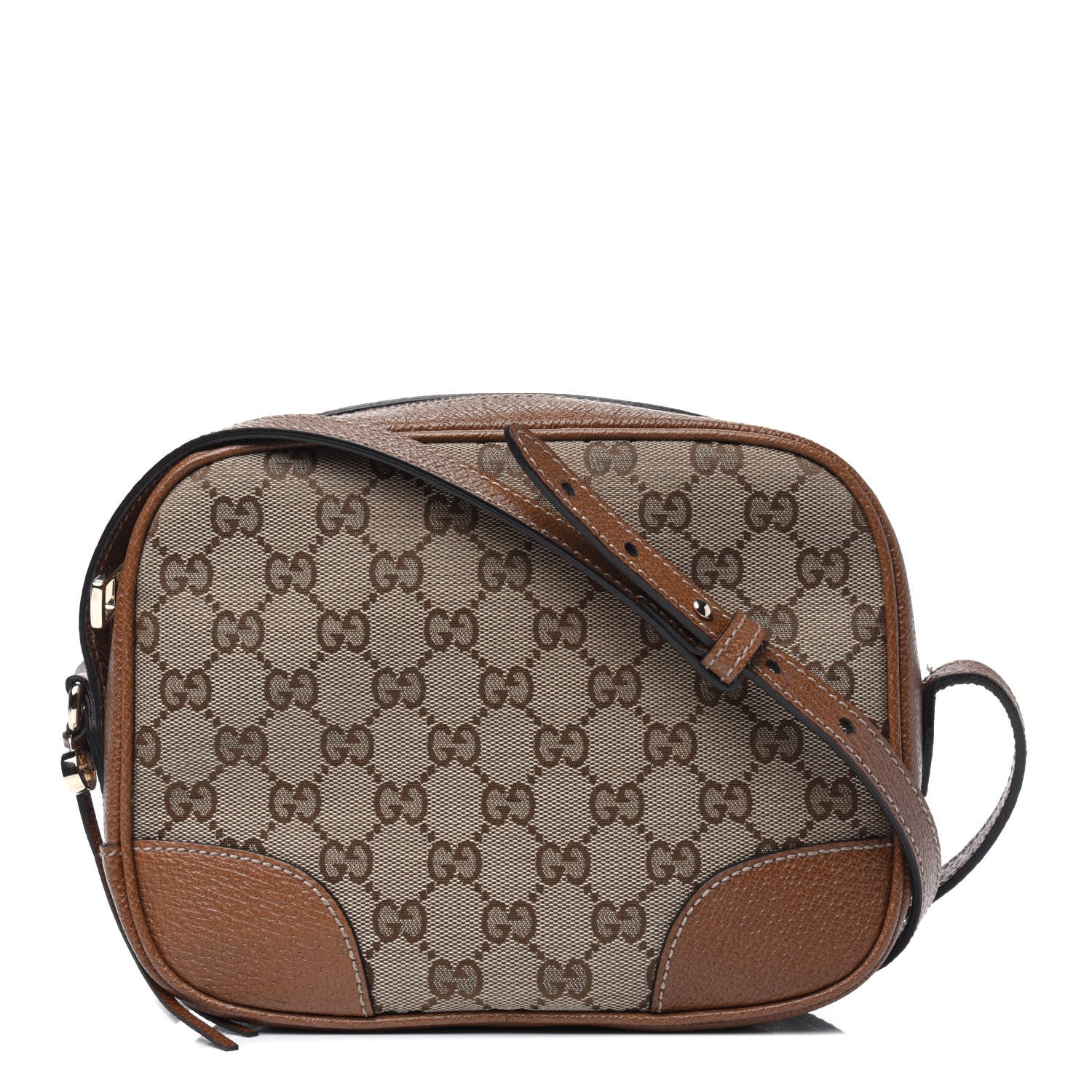 Gucci Monogram Mini Bree Messenger Bag Beige Tabacco 1 of 17