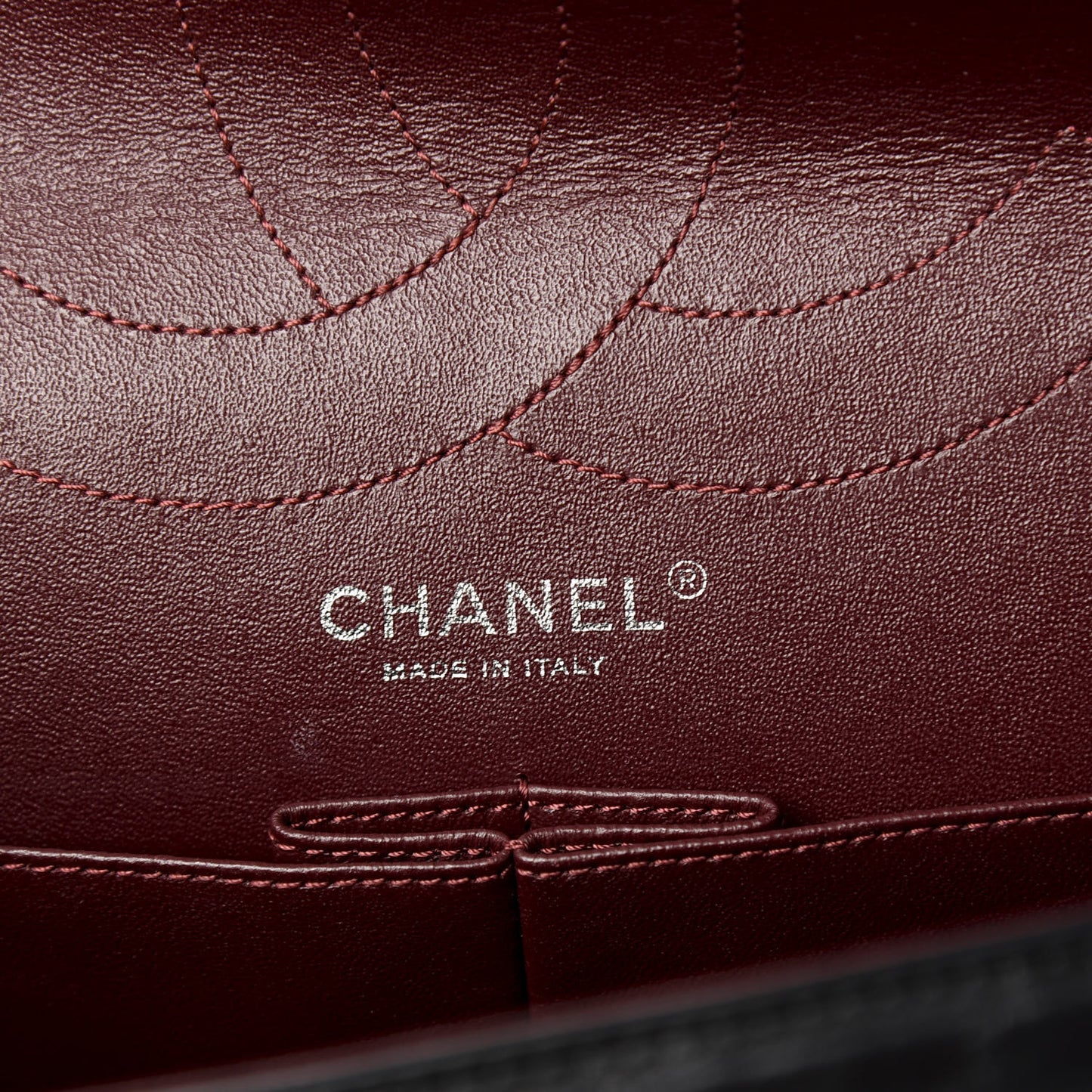 Aged Calfskin Quilted 2.55 Reissue 227 Flap Black