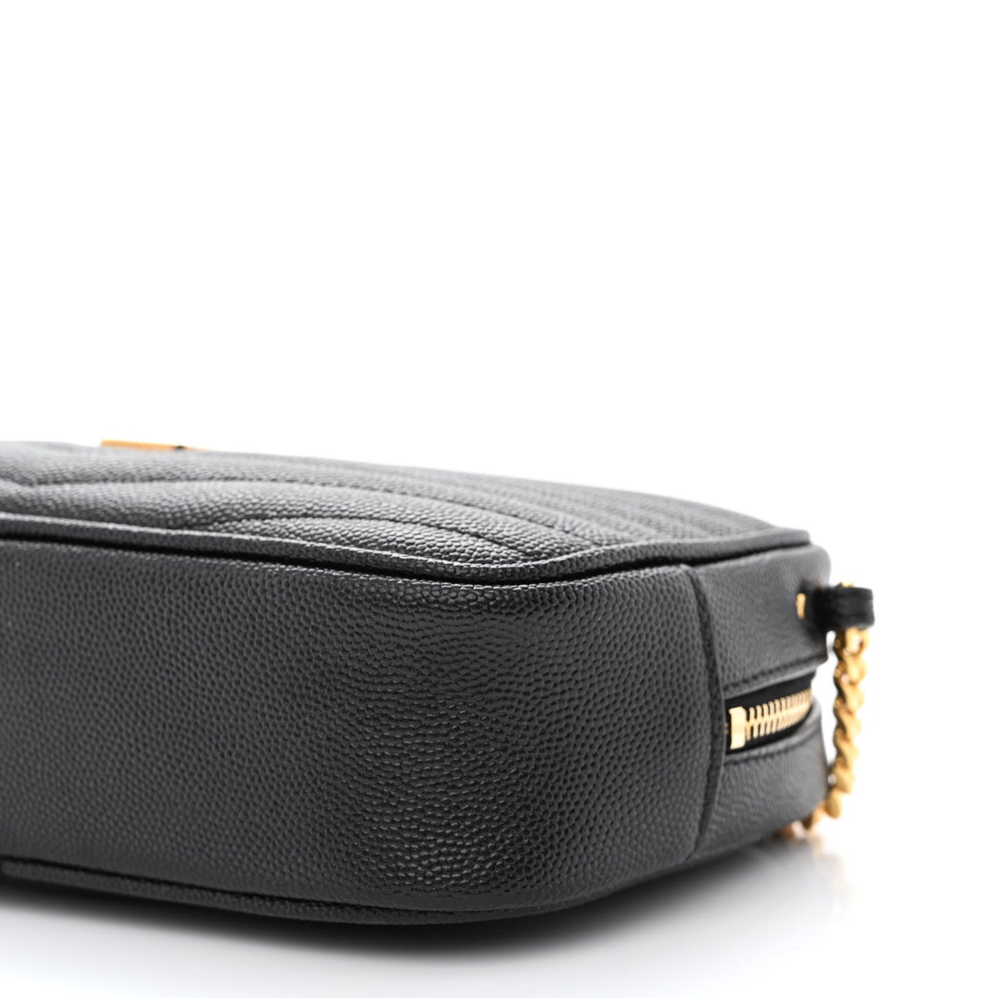 Grain De Poudre Matelasse Monogram Mini Lou Camera Bag Black