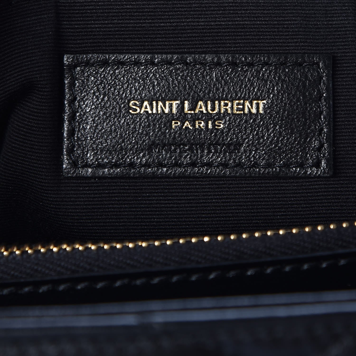 Saint Laurent Calfskin Y Quilted Monogram Medium Loulou Chain Satchel Black 6 of 10