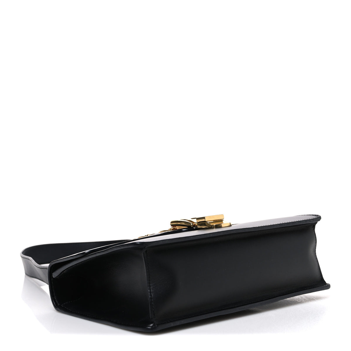 Calfskin Small Sylvie Shoulder Bag Black