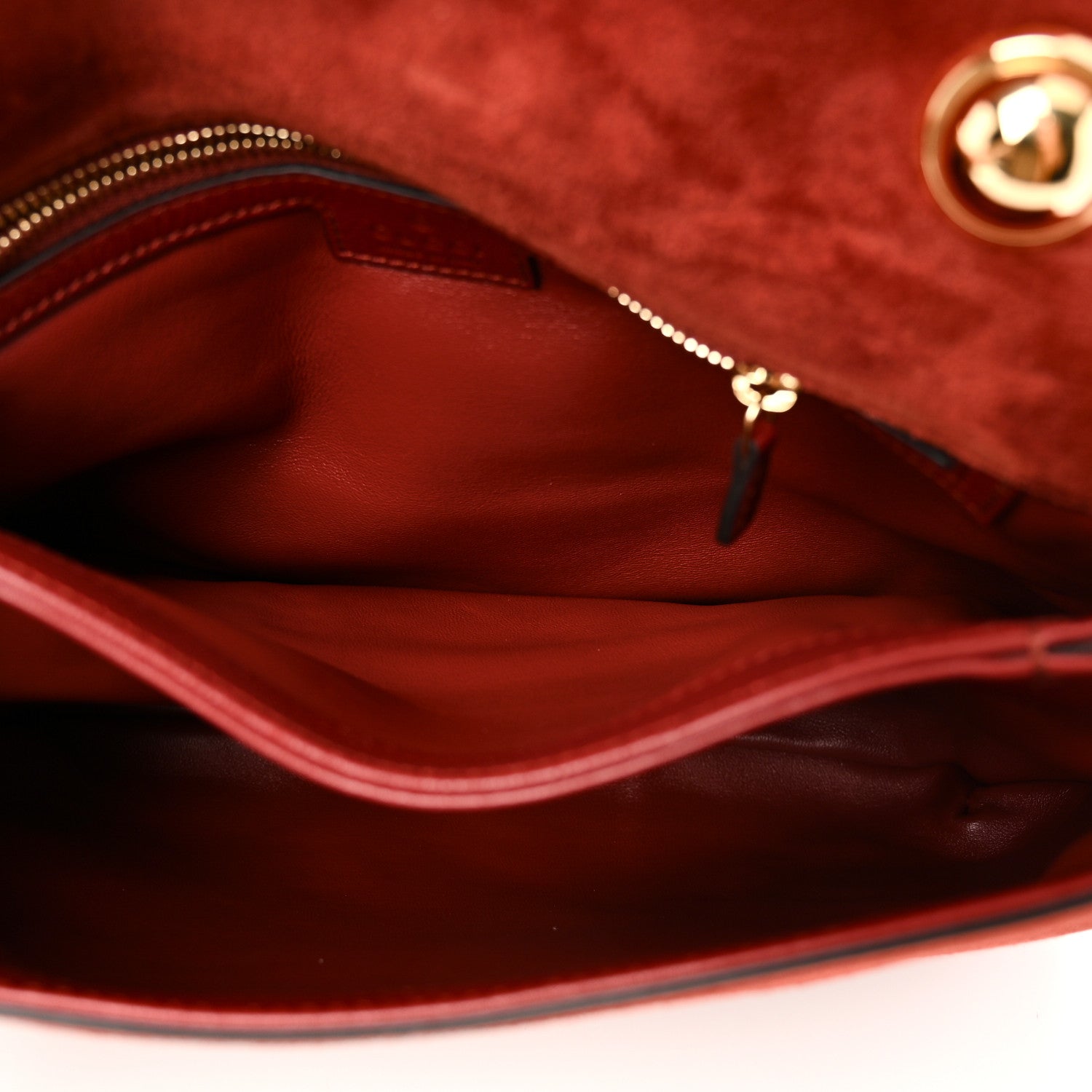 Gucci Suede Talco Roxy Calfskin Web Medium Blondie Shoulder Flap Bag Blondie Red 5 of 10