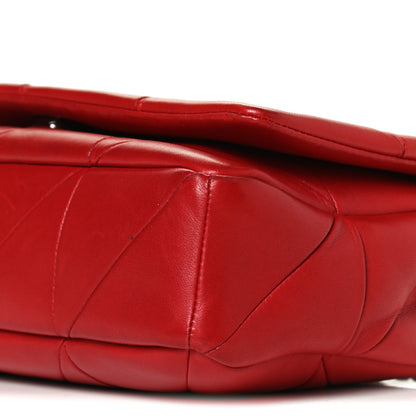 Saint Laurent Lambskin Patchwork Monogram Medium Jamie Red 11 of 13