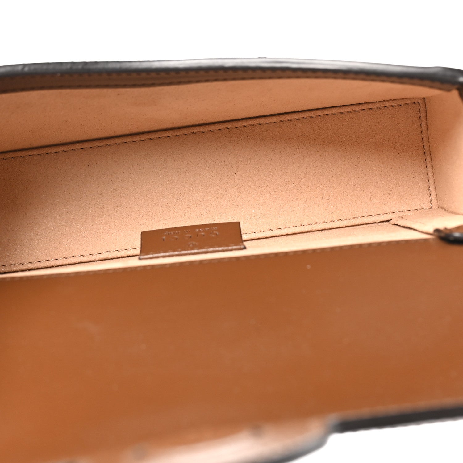 Gucci GG Supreme Monogram Mini Horsebit 1955 Shoulder Bag Beige Brown Sugar 5 of 10