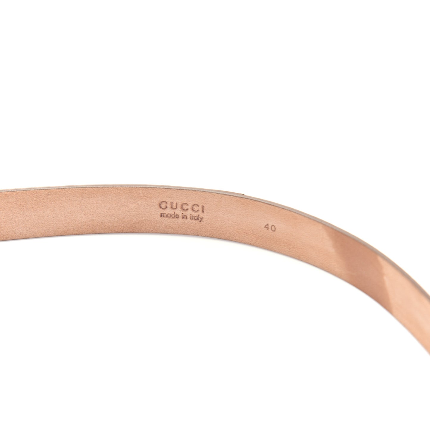 Calfskin Horsebit Skinny Belt 100 40 Brown