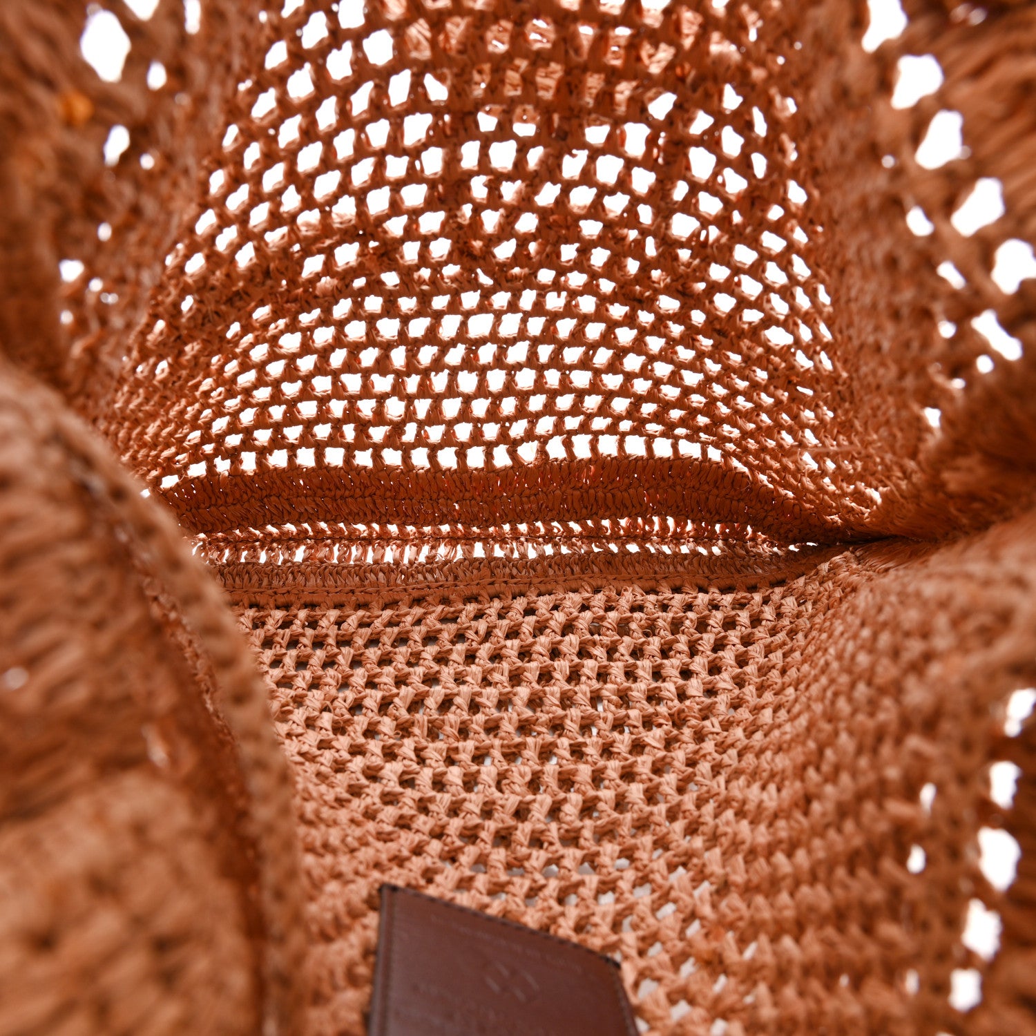 Chloe Raffia Summer Banana Tote Summery Beige 5 of 11