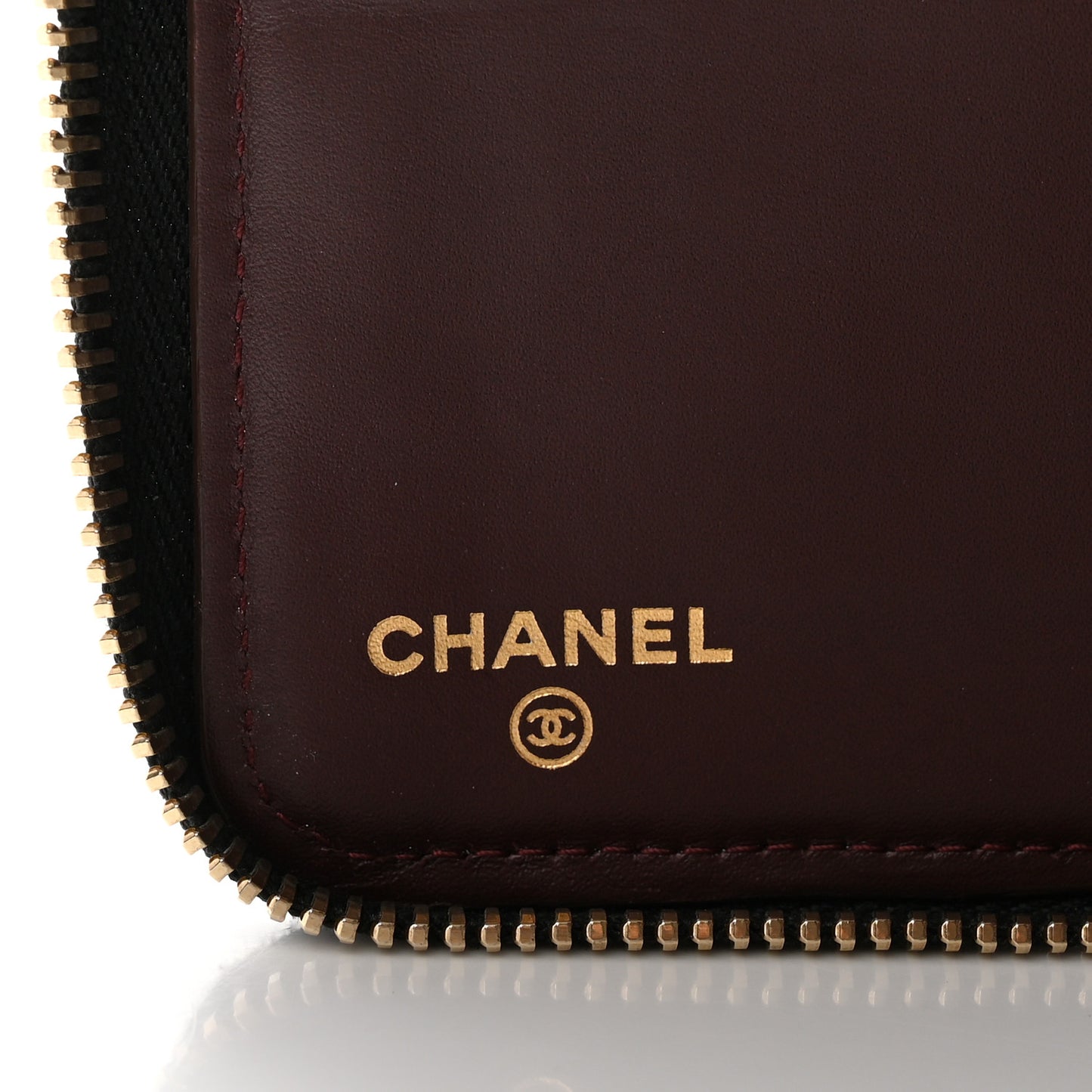 Caviar Quilted Large Zip Around Organizer Wallet Black