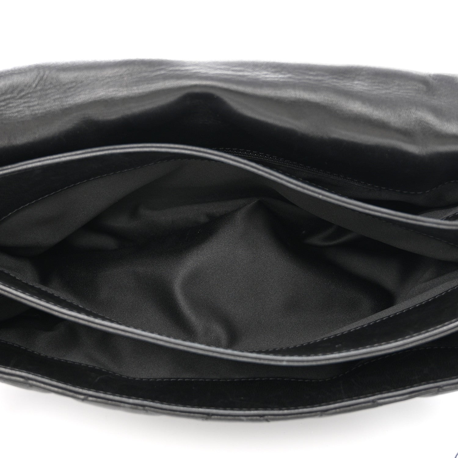 Chanel Lambskin Quilted Chanel 3 Large Accordion Flap Black 6 of 13