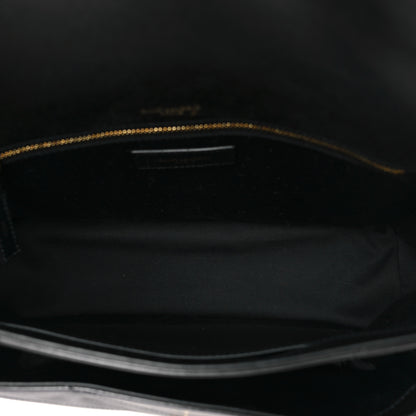 Saint Laurent Lambskin Matelasse Monogram Medium Niki Chain Satchel Black 5 of 10