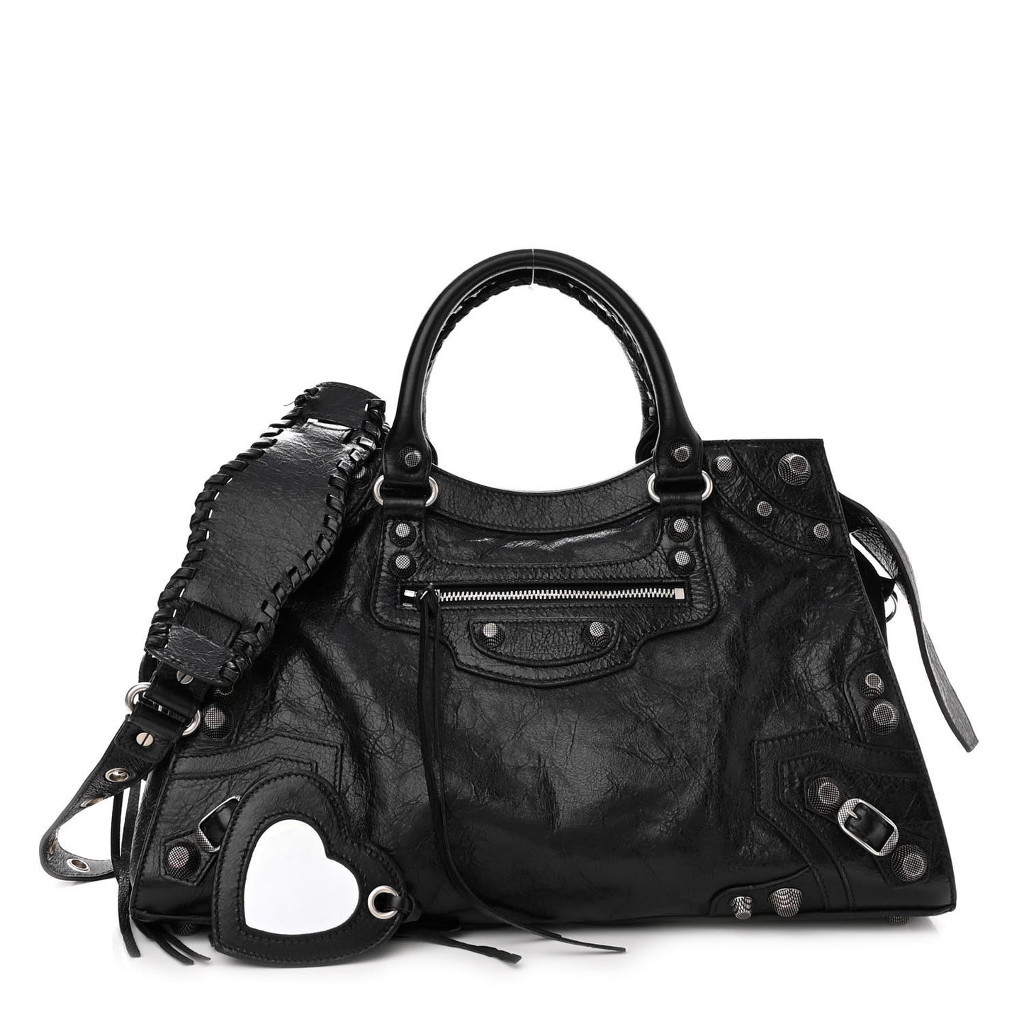 Agneau Arena Neo Cagole City Handbag Black